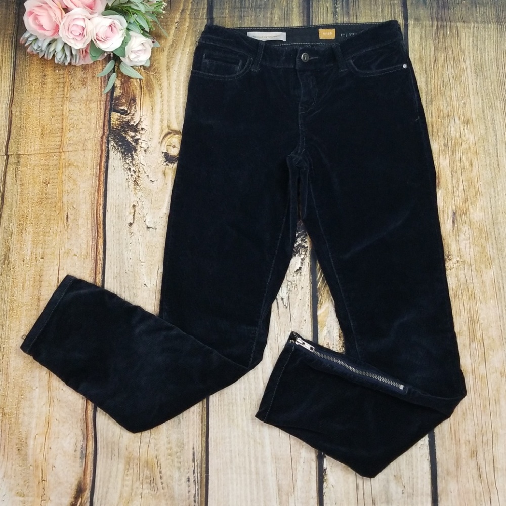 Anthropologie Pilcro Stet Corduroy Pant Dark Blue